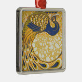 ピーコックアンティークヴィンテージ カラフル メタルオーナメント (右)