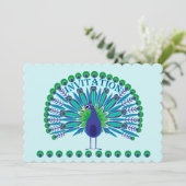 ピーコックアート招待状 招待状 (スタンド正面)