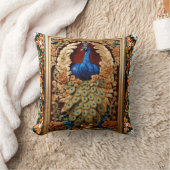 ピーコックアート王室のスタイル クッション (ブランケット)