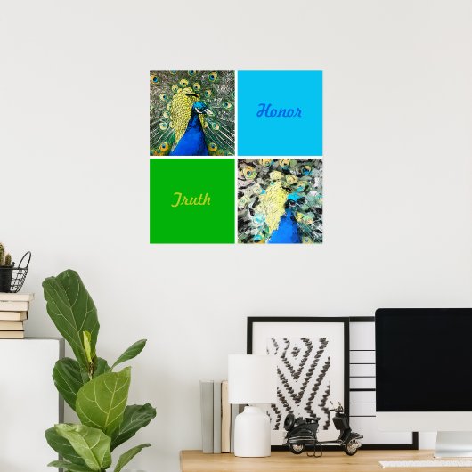 ピーコックアート ポスター (ホームオフィス)