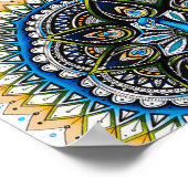 ピーコックアート ポスター (角)