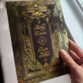 ピーコックアールデコ実在結婚式招待状ゴールドフォイル 箔招待状