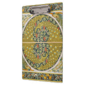 ピーコックアールヌーボースタイルラウンド複雑なデザイン クリップボード (左)