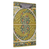 ピーコックアールヌーボースタイルラウンド複雑なデザイン クリップボード (右)