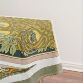 ピーコックアールヌーボースタイルラウンド複雑なデザイン テーブルクロス (インサイチュ)