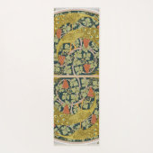 ピーコックアールヌーボースタイルラウンド複雑なデザイン ヨガマット (裏面)