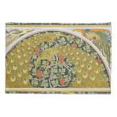 ピーコックアールヌーボースタイルラウンド複雑なデザイン 枕カバー (裏面)