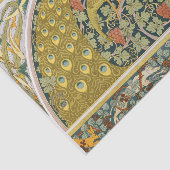 ピーコックアールヌーボースタイルラウンド複雑なデザイン 薄葉紙 (詳細)