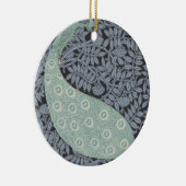 ピーコックアールヌーボーバクラシックード セラミックオーナメント (右)