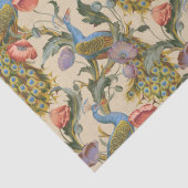 ピーコックアールヌーボーフローラルパターンティッシュペーパー 薄葉紙 (詳細)
