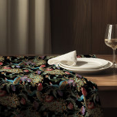 ピーコックアールヌーボーフローラルパターン テーブルクロス