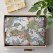 ピーコックアールヌーボーフローラルパターン 薄葉紙 (ギフト)