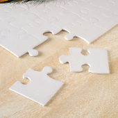 ピーコックイラストレーションヴィンテージアートプリント ジグソーパズル (側面)