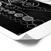 ピーコックインとヤンデュエットイラストレーション ポスター (角)