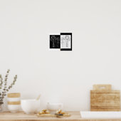 ピーコックインとヤンデュエットイラストレーション ポスター (キッチン)