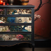 ピーコックインアエレガントツリーヴィンテージビクトリアンボー 薄葉紙