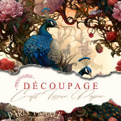 ピーコックインアエレガントツリーヴィンテージビクトリアンボー 薄葉紙