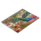 ピーコックインアプリコットバラガーデン ノートブック (左側)