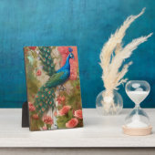 ピーコックインアプリコットバラガーデン フォトプラーク (側面)