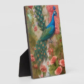 ピーコックインアプリコットバラガーデン フォトプラーク (側面)