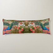 ピーコックインアプリコットバラガーデン ボディピロー (裏面)