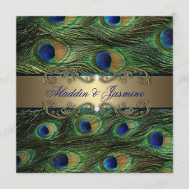 ピーコックインディアン結婚ズ 招待状