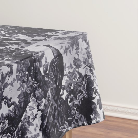 ピーコックインバラガーデンブルーパターン テーブルクロス (インサイチュ)