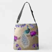 ピーコックイン金ゴールド クロスボディバッグ (裏面)