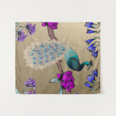 ピーコックイン金ゴールド タペストリー (正面(横))