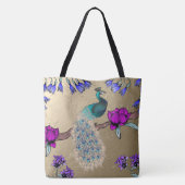 ピーコックイン金ゴールド トートバッグ (裏面)