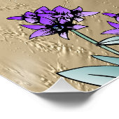 ピーコックイン金ゴールド ポスター (コーナー)