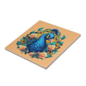 ピーコックウィズピーチバラ タイル (側面)