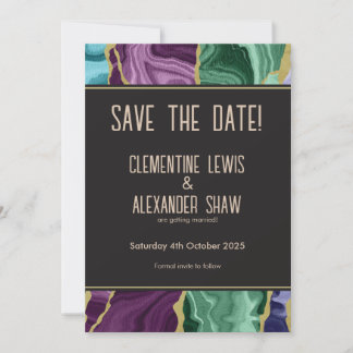 ピーコックウォーターカラーアゲート(v1) セーブザデート