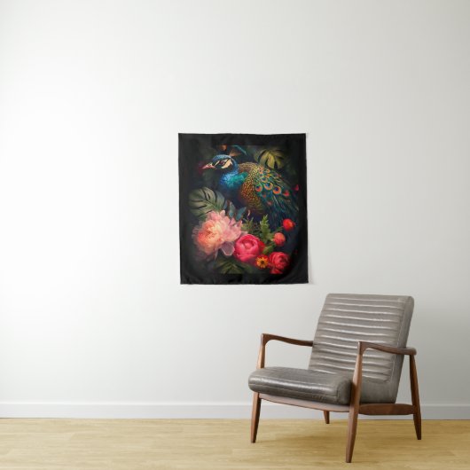 ピーコックウォールタペストリー タペストリー (インサイチュ)