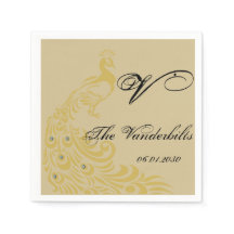 ピーコックエレガンスとアールデコしゃれているモノグラム