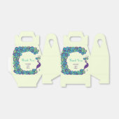 ピーコックエレガンスヴィンテージサンキュー結婚ズ フェイバーボックス (折り畳みなし)