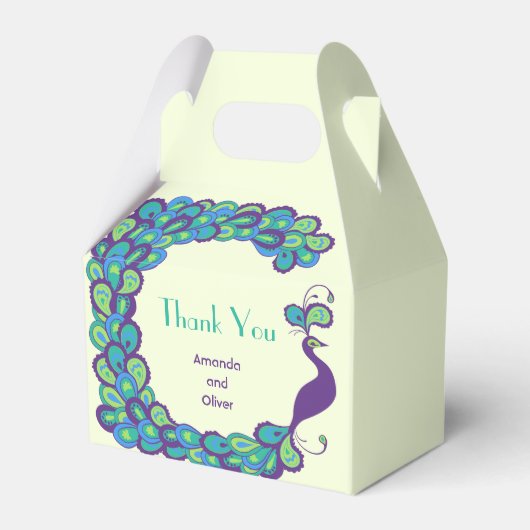 ピーコックエレガンスヴィンテージサンキュー結婚ズ フェイバーボックス (正面サイド)