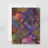 ピーコックオアカルコパイライト大理石 招待状 (正面)