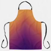 ピーコックオグラデーションレンジ エプロン (正面)