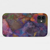 ピーコックオレカルコパイライトマーブル Case-Mate iPhoneケース (裏面(横))