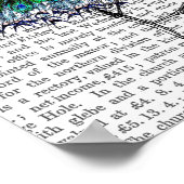 ピーコックオンチェア ポスター (角)