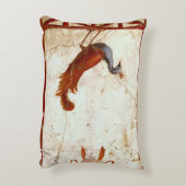 ピーコックオンフレスコ古代ローマアンティーク絵画ズ アクセントクッション (裏面(縦))