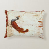 ピーコックオンフレスコ古代ローマアンティーク絵画ズ アクセントクッション (裏面)