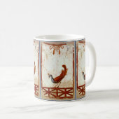 ピーコックオンフレスコ古代ローマアンティーク絵画ズ コーヒーマグカップ (正面右)