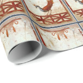 ピーコックオンフレスコ古代ローマアンティーク絵画ズ ラッピングペーパー (ロールコーナー)