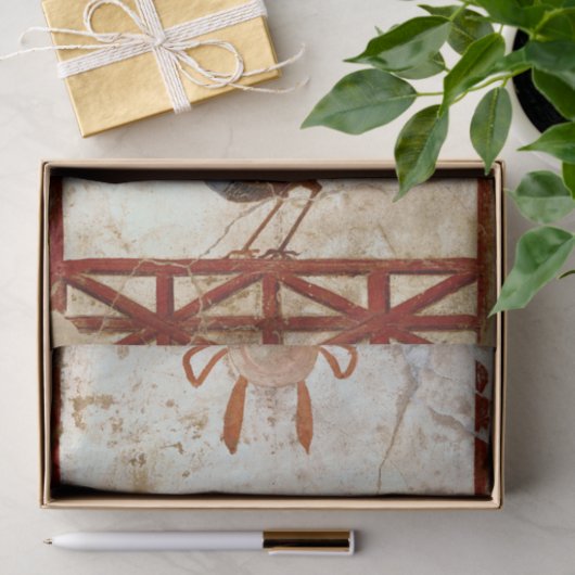 ピーコックオンフレスコ古代ローマアンティーク絵画ズ 薄葉紙 (ギフト)