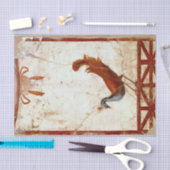 ピーコックオンフレスコ古代ローマアンティーク絵画ズ 薄葉紙 (クラフト)