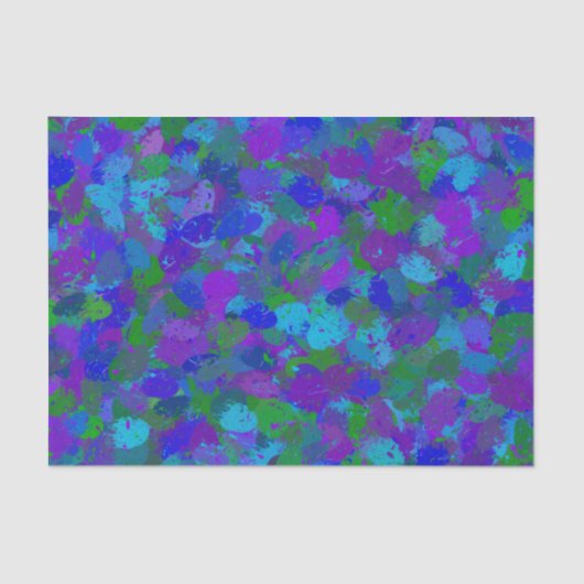 ピーコックカラーティッシュペーパー 薄葉紙 (正面)