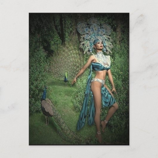 ピーコックガーデンハガキ ポストカード (正面)