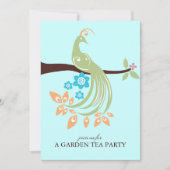 ピーコックガーデンパーティの招待状 招待状 (正面)